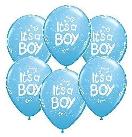 Pink / Blue Latex Balloons (Its a Girl / Its a Boy) - Image 4