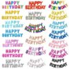 Happy Birthday Foil Balloon Banner