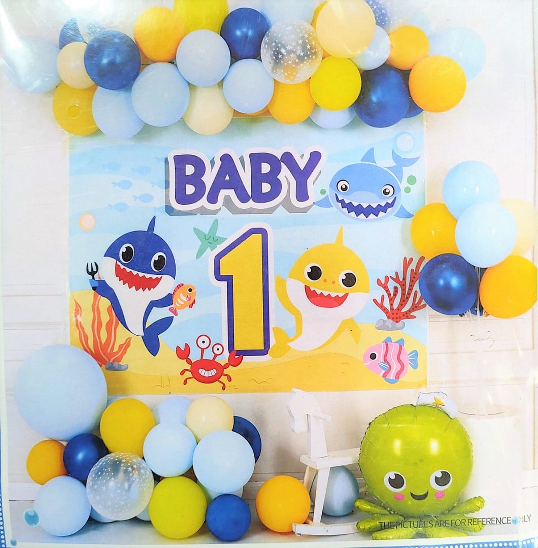 Baby Shark 1st Birthday Party DIY Kit