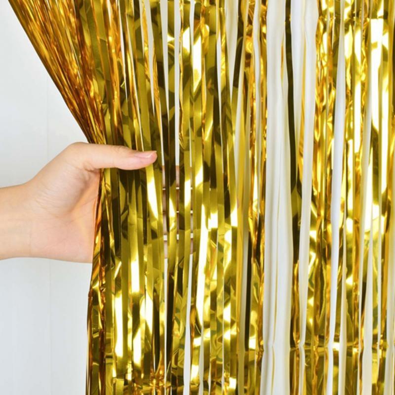 Fringes / Foil Curtains Best for Back Drop Wall Decoration - Image 10