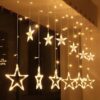 Fairy Star Curtain Lights Electric Operated