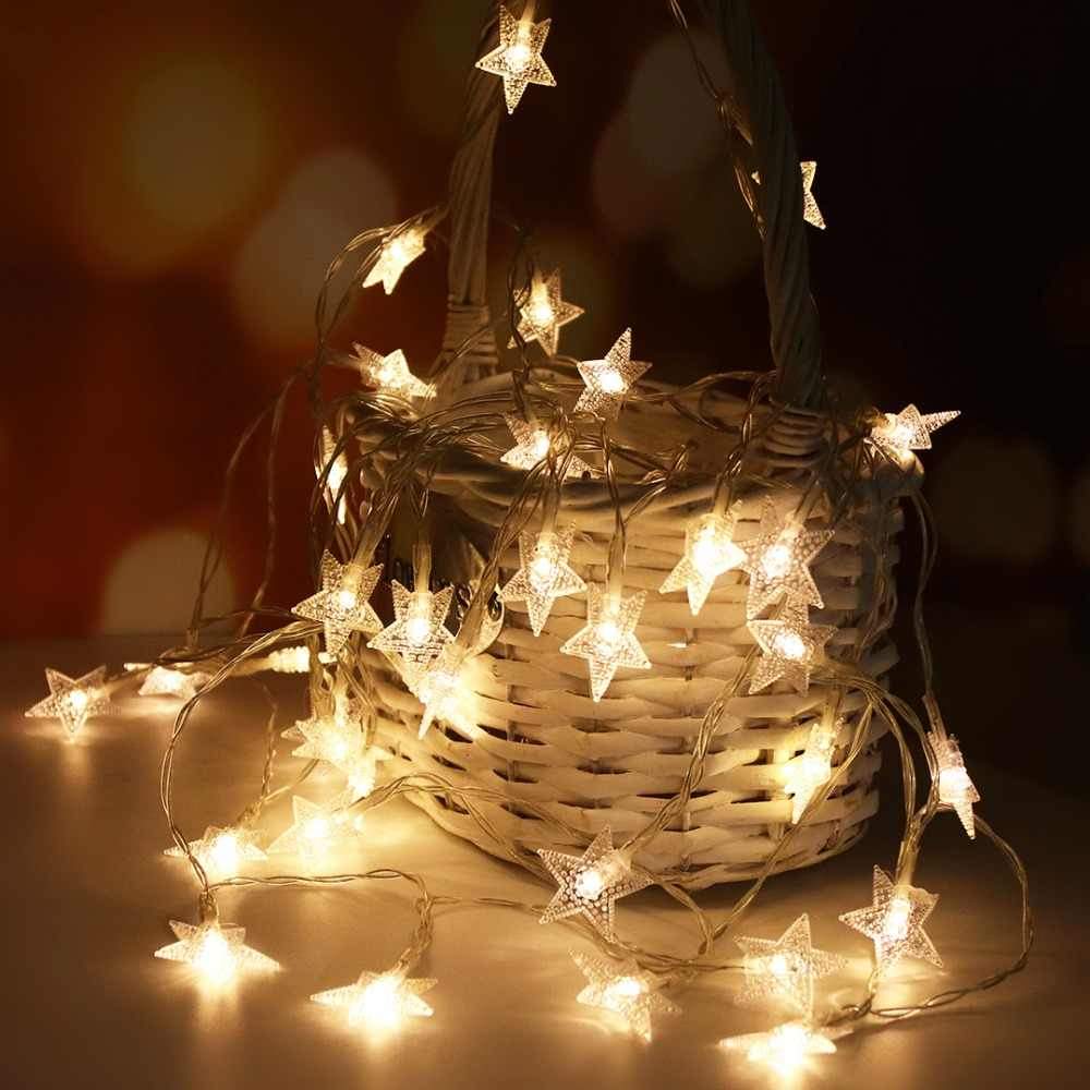 LED "Star" Fairy Light Battery Operated