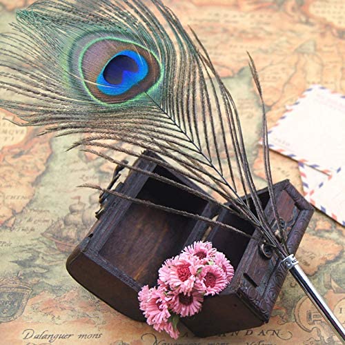 Peacock Feather Ballpoint Pen