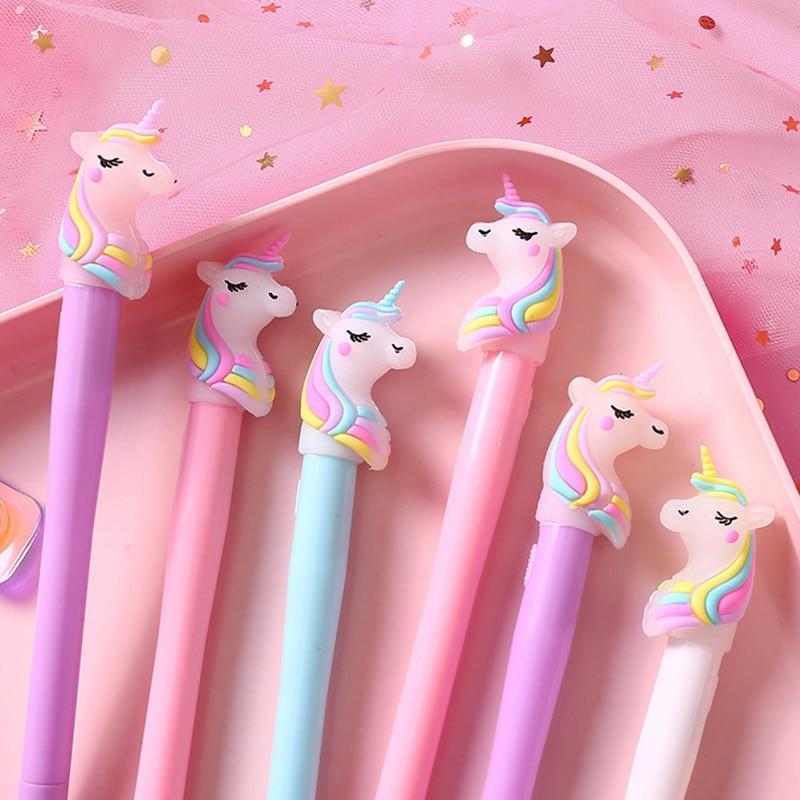 Unicorn LED Light Lovely Gel Pens - Image 2