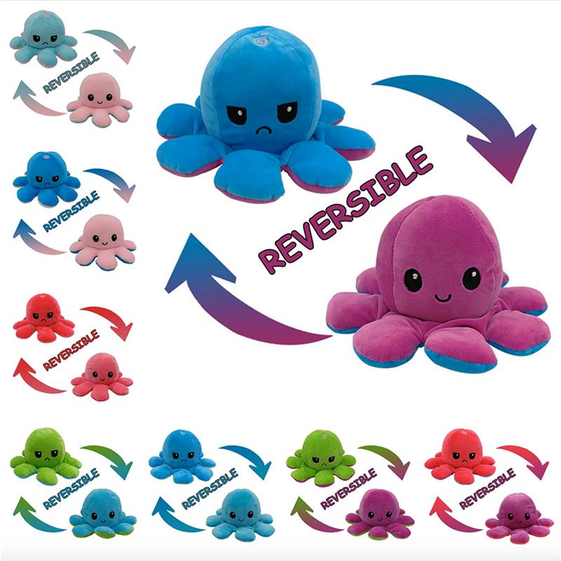 Creative Reversible Flip Octopus with Doll Stuffed Toy - Image 3