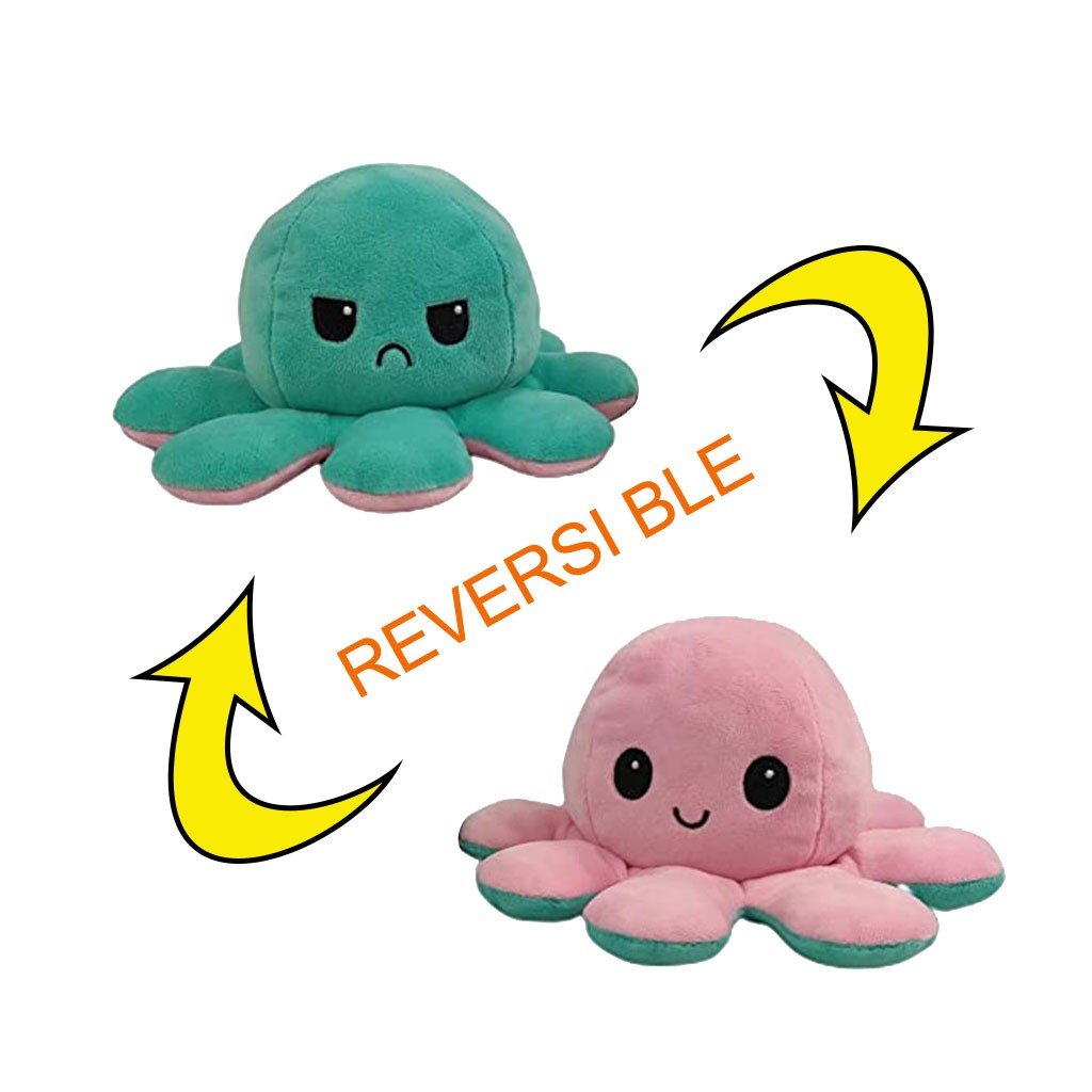 Creative Reversible Flip Octopus with Doll Stuffed Toy - Image 2