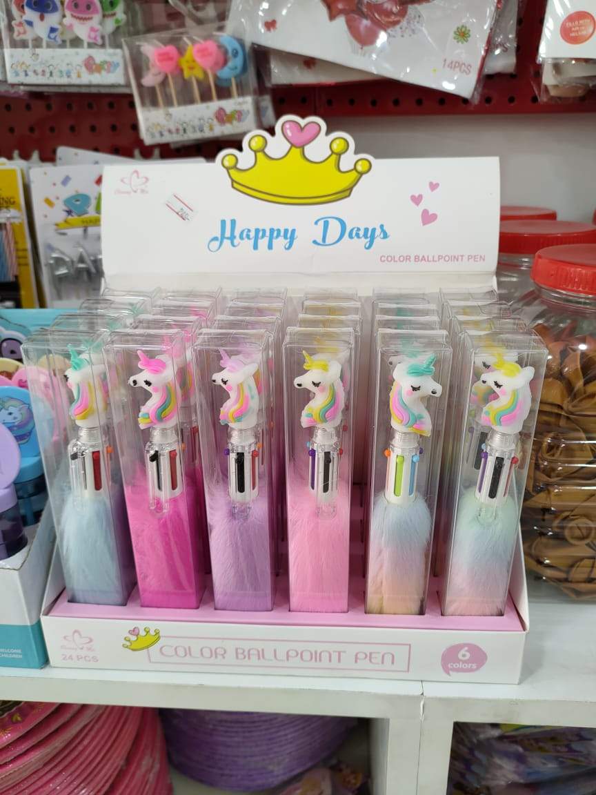 Unicorn Fur / Sequence Color Pen Rainbow Hairy Pens - Image 2