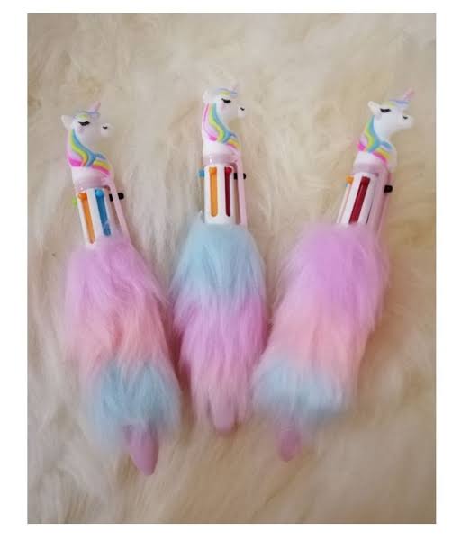 Unicorn Fur / Sequence Color Pen Rainbow Hairy Pens