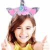 Rainbow Unicorn Head bands / Sequins Glitter Unicorn Hairband
